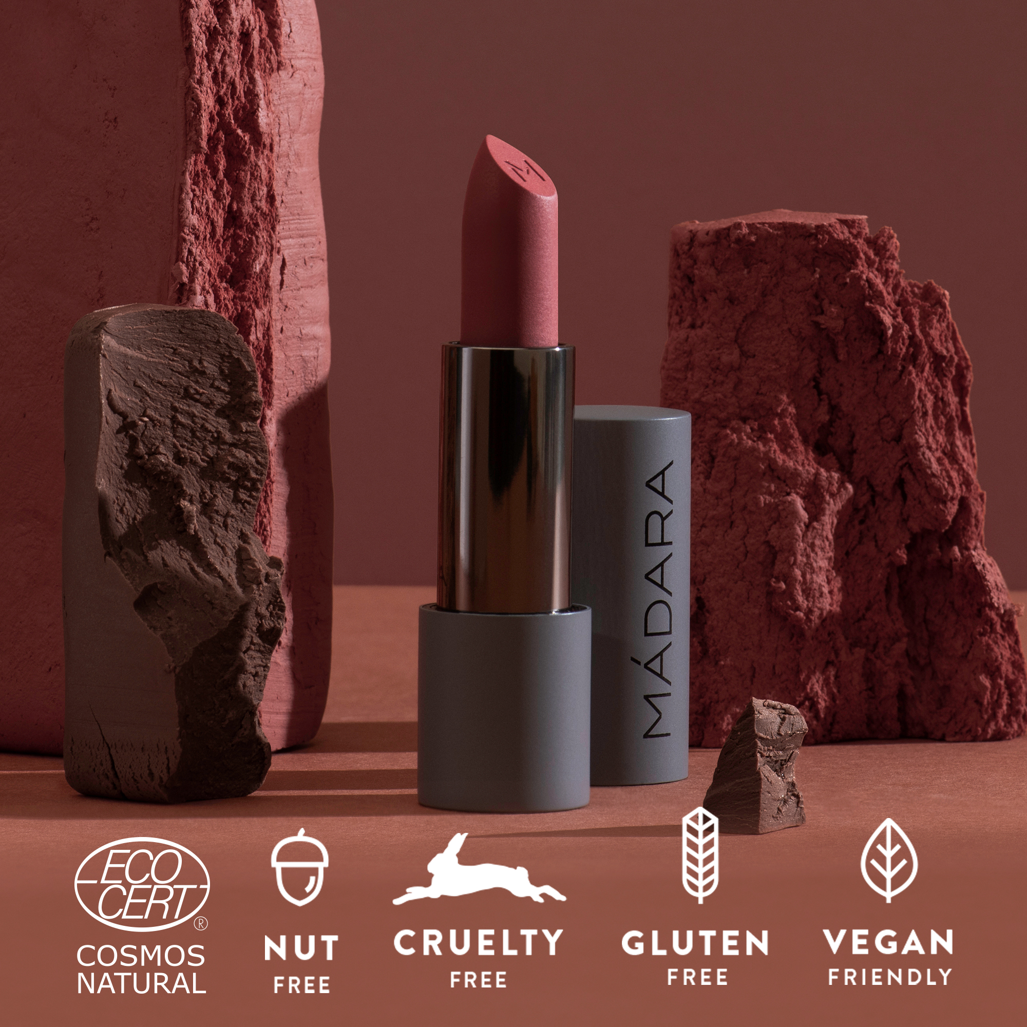 VELVET WEAR Matter Cremiger Lippenstift Warm Nude 32