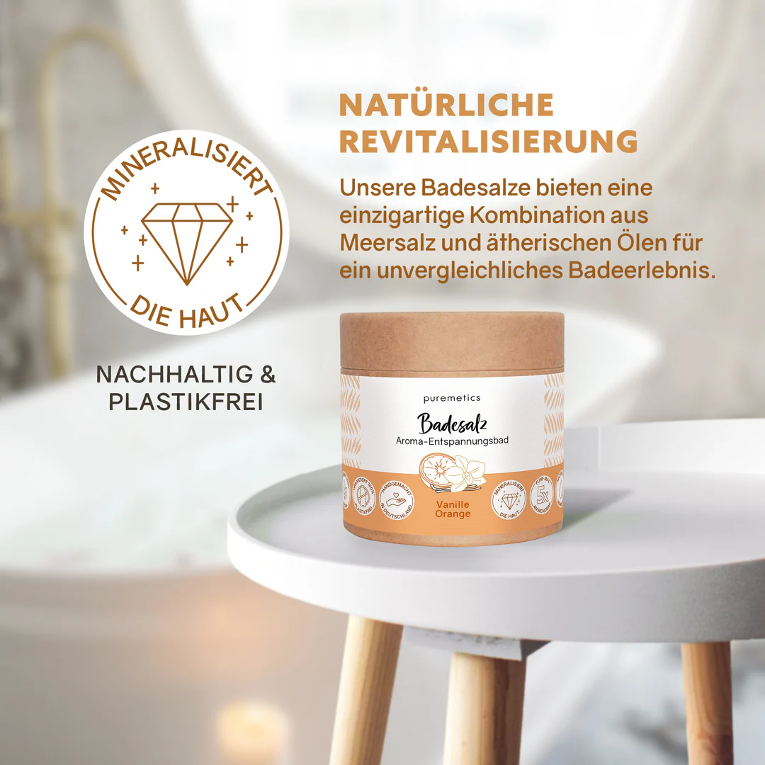Badesalz Vanille Orange