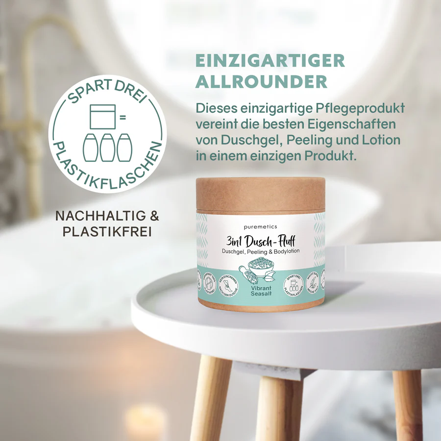 3 in 1 Dusch-Fluff Vibrant Seasalt