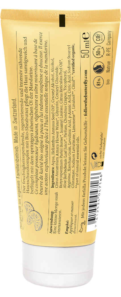 Mandarine Carpe Diem, Feuchtigkeitsspendende Handcreme