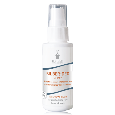 Silber-Deo Spray frisch