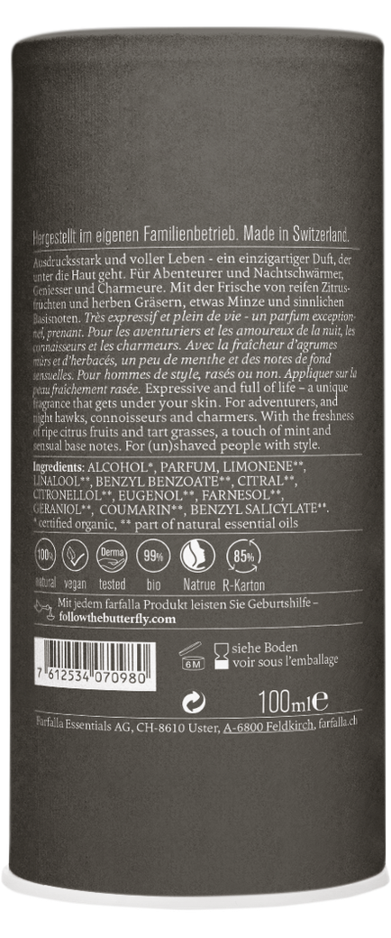 Cedarwood natural eau fraiche
