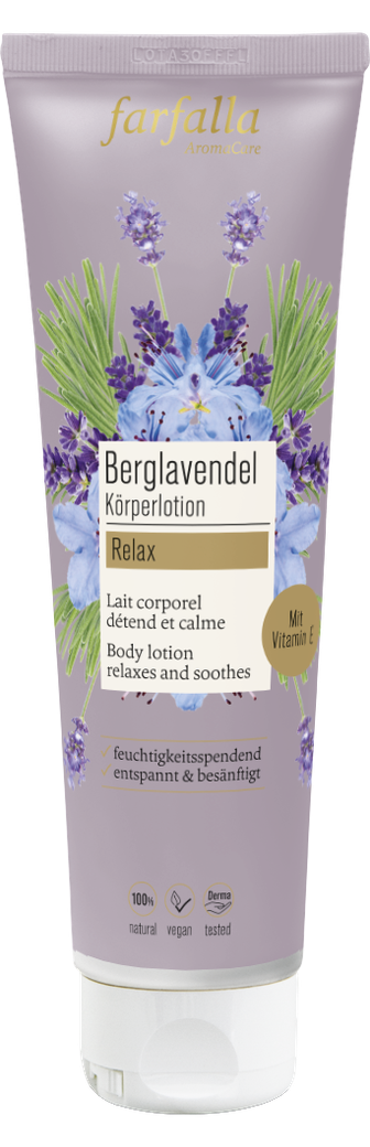 Berglavendel Relax, Schön entspannt Körperlotion