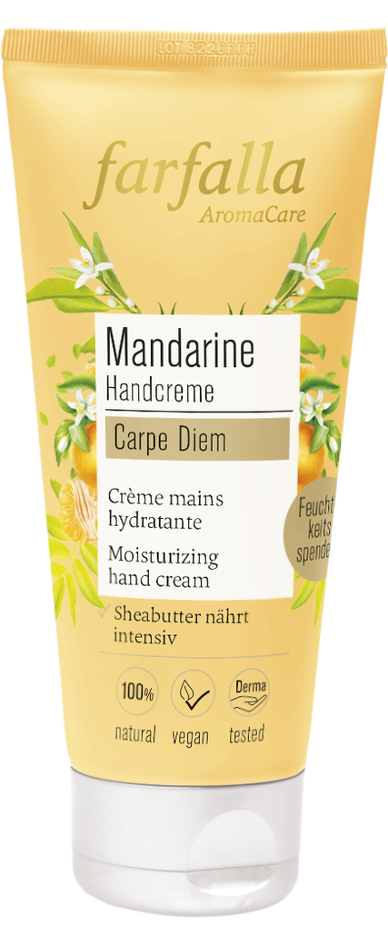 Mandarine Carpe Diem, Feuchtigkeitsspendende Handcreme