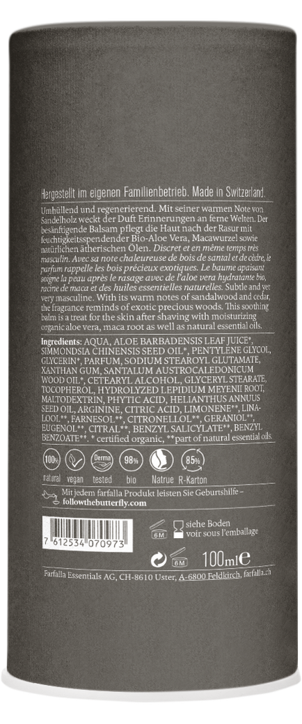 Natural Aftershave Balm Sandalwood
