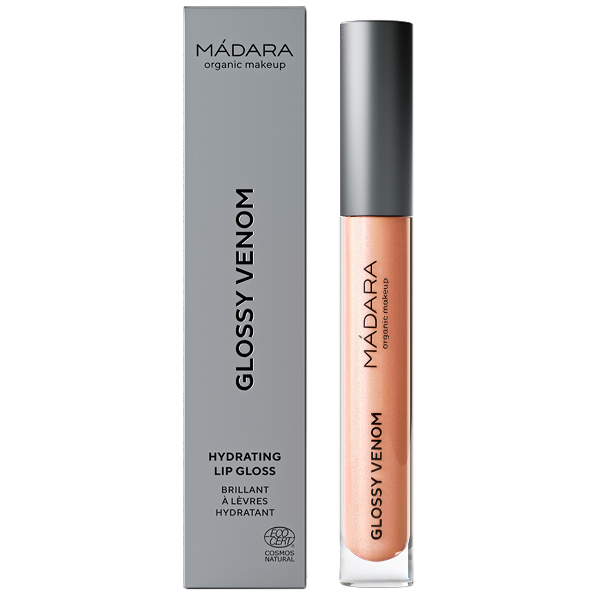 GLOSSY VENOM Feuchtigkeitsspendendes Lipgloss Nude Coral 74